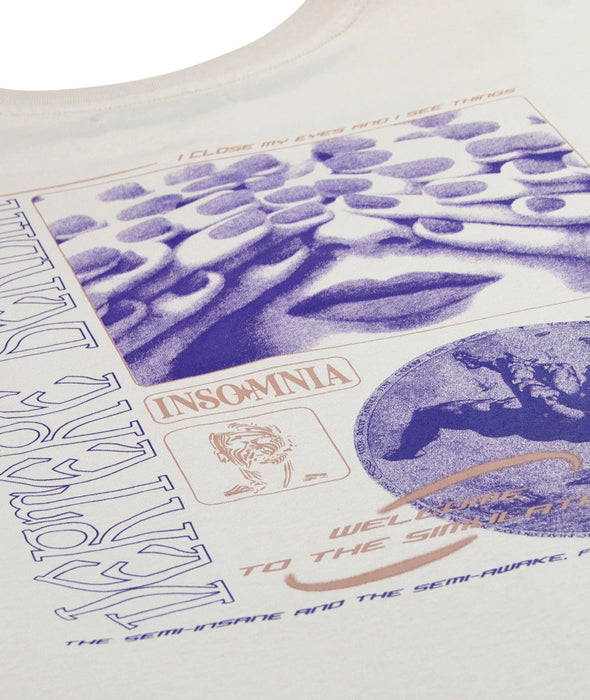 INSOMNIA UNISEX - T-shirt imprimé - Sable